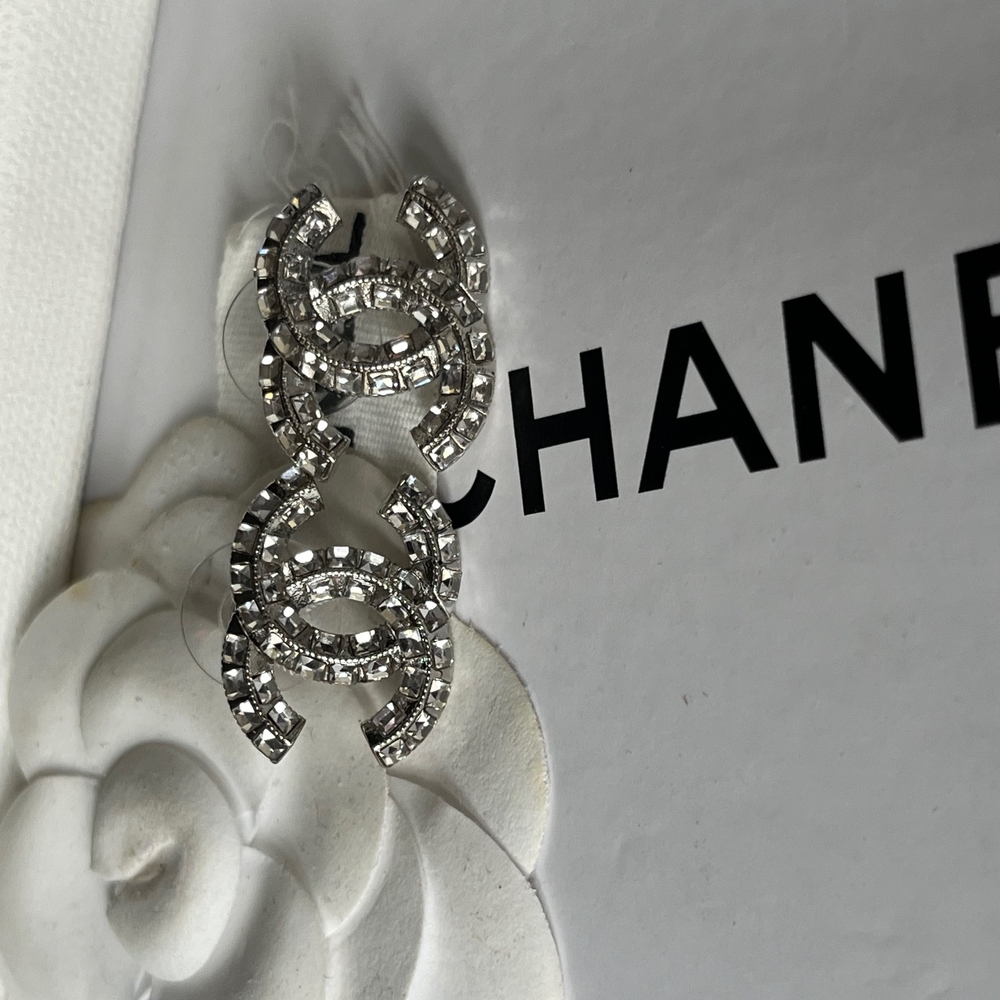 Chanel Silver Earrings